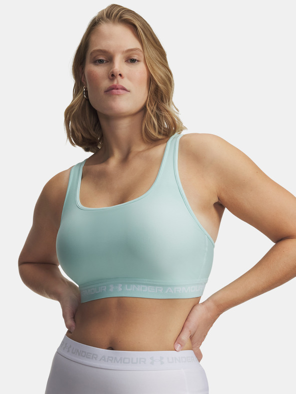 Under Armour Dámska podprsenka Under Armour Crossback Mid Bra-GRN