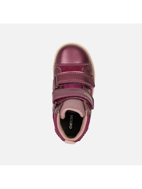 Geox Fialové dievčenské topánky na prvé krôčky Geox Gisli Girl