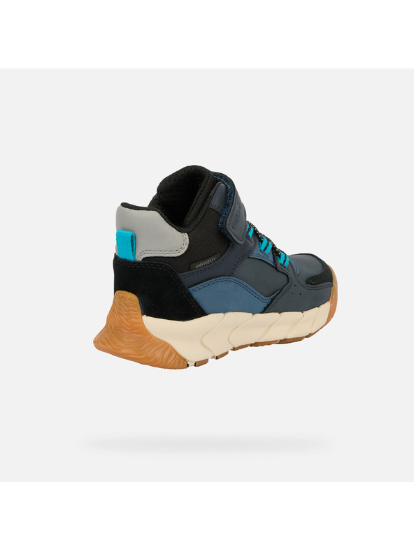 Geox Modrá chlapčenská členková obuv Geox Flexyper Pro Boy B