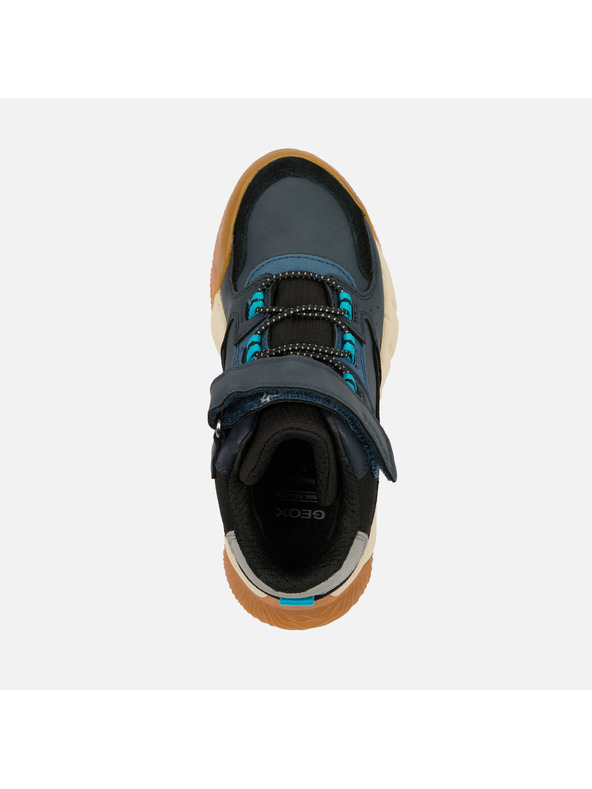 Geox Modrá chlapčenská členková obuv Geox Flexyper Pro Boy B