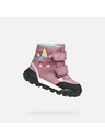 Geox Ružové dievčenské topánky na prvé krôčky Geox Trekkyup B AB