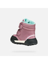Geox Ružové dievčenské topánky na prvé krôčky Geox Trekkyup B AB