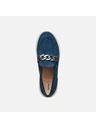 Geox Modré dámske mokasíny Geox Flextride