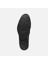 Geox Čierne pánske mokasíny Geox Barberigo