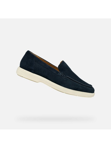 Geox Tmavomodré pánske mokasíny Geox Spherica EC17