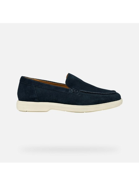 Geox Tmavomodré pánske mokasíny Geox Spherica EC17