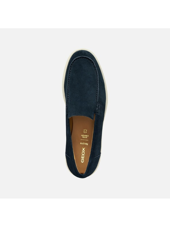 Geox Tmavomodré pánske mokasíny Geox Spherica EC17