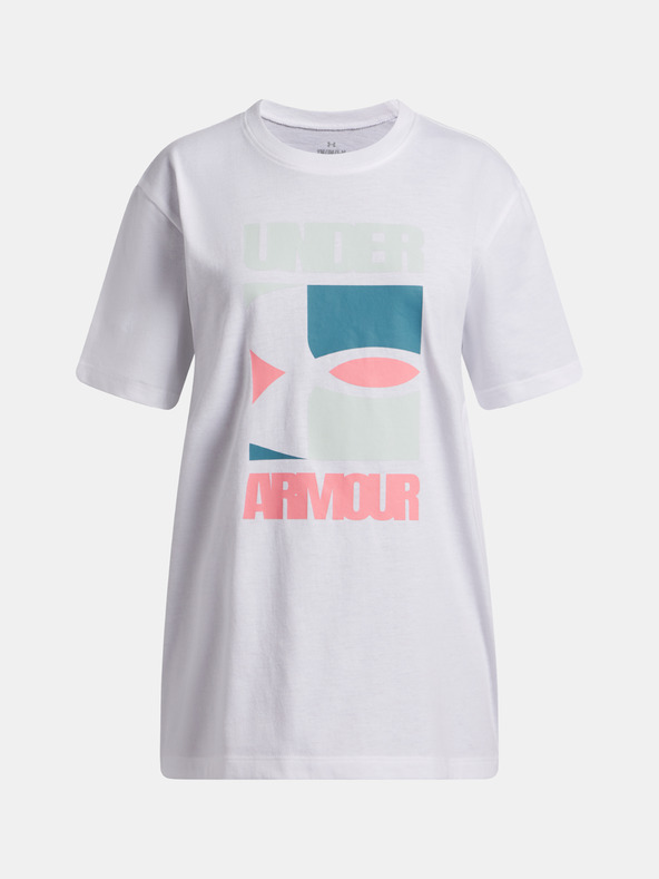 Under Armour Dievčenské tričko Under Armour UA G BLOCK LOGO OS SS