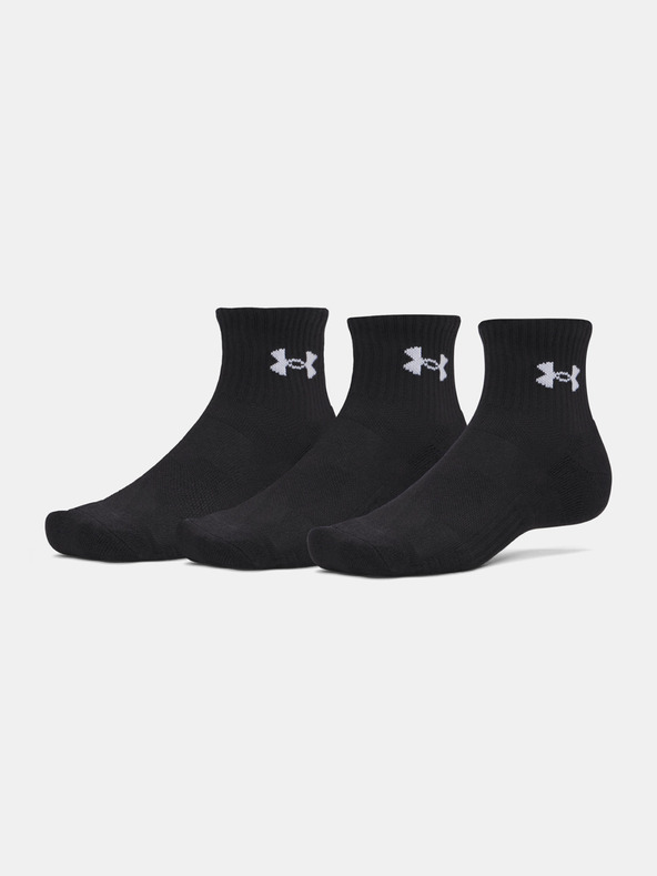 Under Armour Unisex ponožky Under Armour UA Performance Cotton 3p Qtr