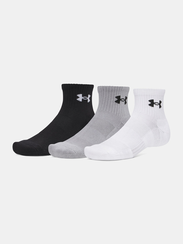 Under Armour Unisex ponožky Under Armour UA Performance Cotton 3p Qtr