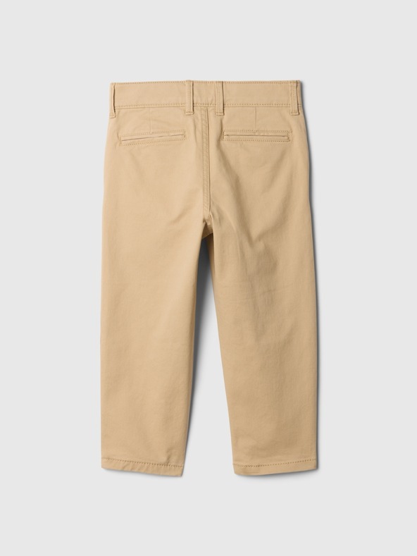 GAP Baby plisované khaki nohavice GAP