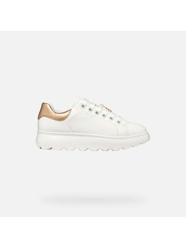 Geox Biele dievčenské tenisky Geox Puffypop