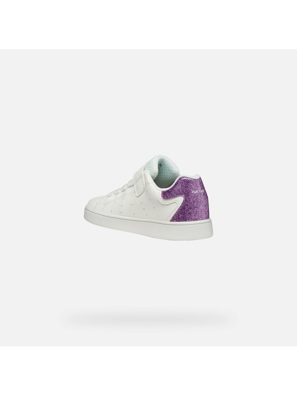 Geox Biele dievčenské tenisky Geox Eclyper