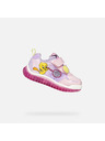 Geox Ružové dievčenské svietiace tenisky Geox Lightyloo
