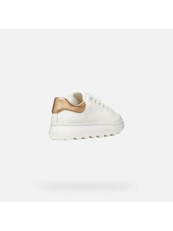 Geox Biele dievčenské tenisky Geox Puffypop