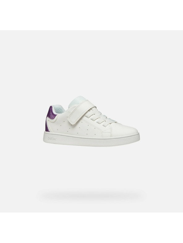 Geox Biele dievčenské tenisky Geox Eclyper