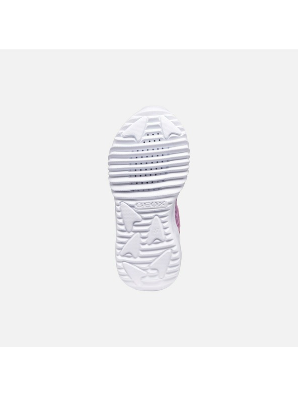 Geox Ružové dievčenské svietiace tenisky Geox Assister