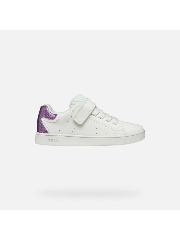 Geox Biele dievčenské tenisky Geox Eclyper