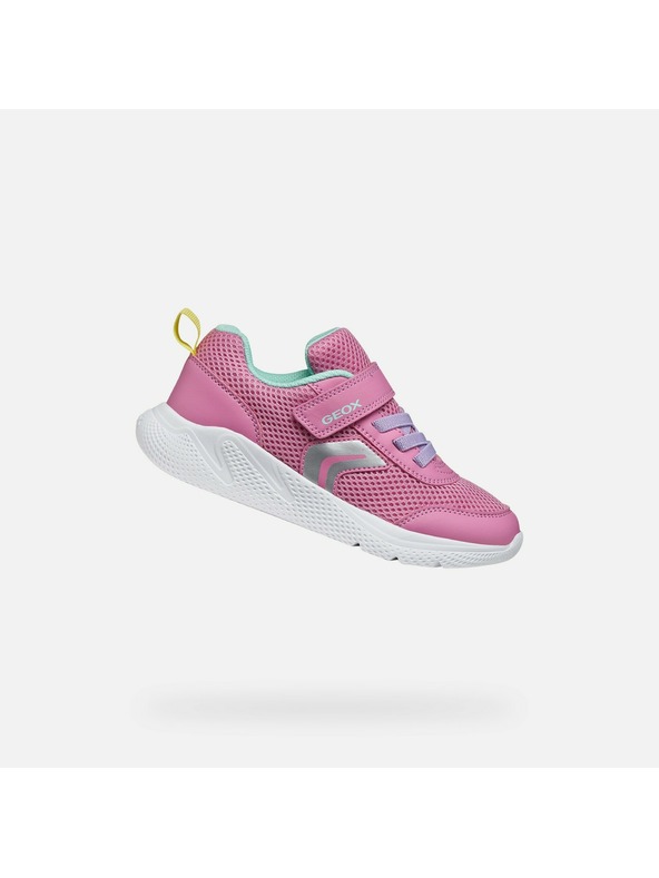 Geox Ružové dievčenské tenisky Geox Sprintye