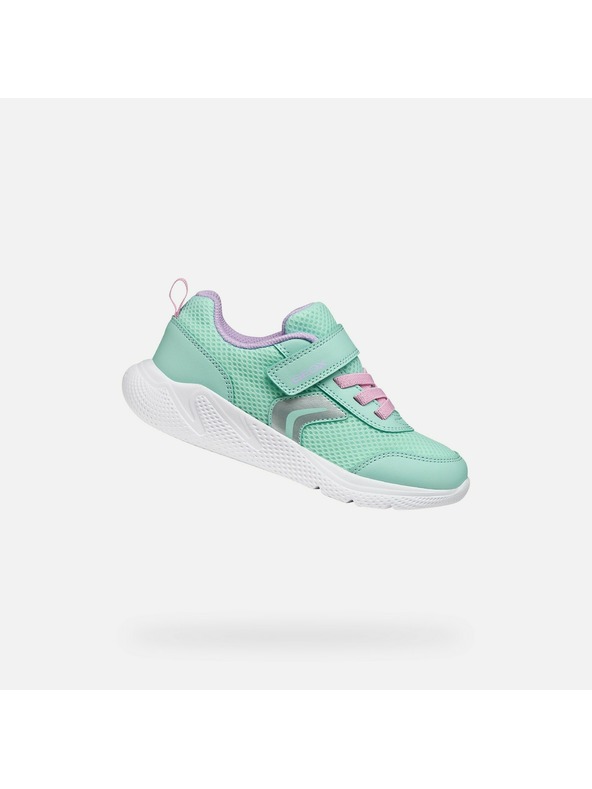 Geox Tyrkysové dievčenské tenisky Geox Sprintye