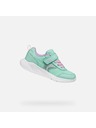 Geox Tyrkysové dievčenské tenisky Geox Sprintye