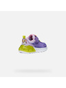Geox Fialové dievčenské svietiace tenisky Geox Activart Illuminus