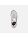 Geox Strieborné dievčenské tenisky Geox Sprintye