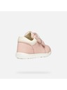 Geox Svetloružové dievčenské topánky na prvé krôčky Geox Macchia