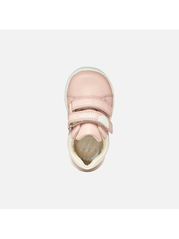 Geox Svetloružové dievčenské topánky na prvé krôčky Geox Macchia