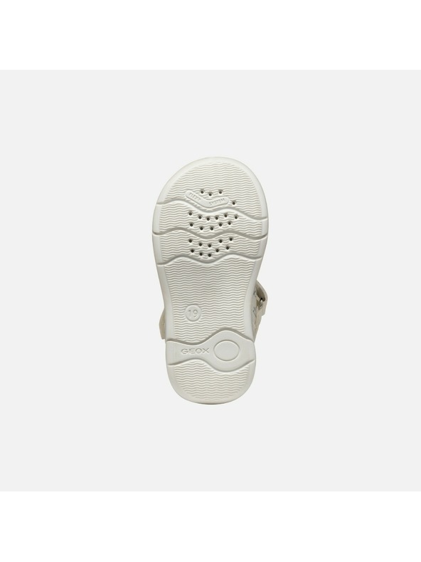 Geox Krémové dievčenské topánky na prvé krôčky Geox Zapito