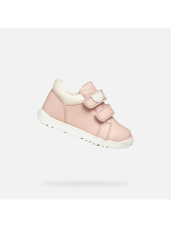 Geox Svetloružové dievčenské topánky na prvé krôčky Geox Macchia