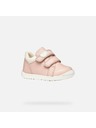 Geox Svetloružové dievčenské topánky na prvé krôčky Geox Macchia