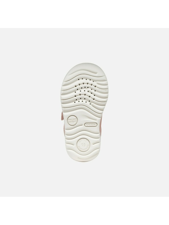 Geox Svetloružové dievčenské topánky na prvé krôčky Geox Macchia