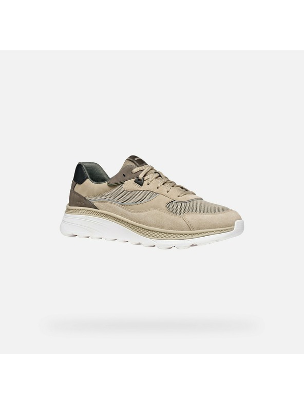 Geox Béžové pánske tenisky Geox Spherica Actif X1