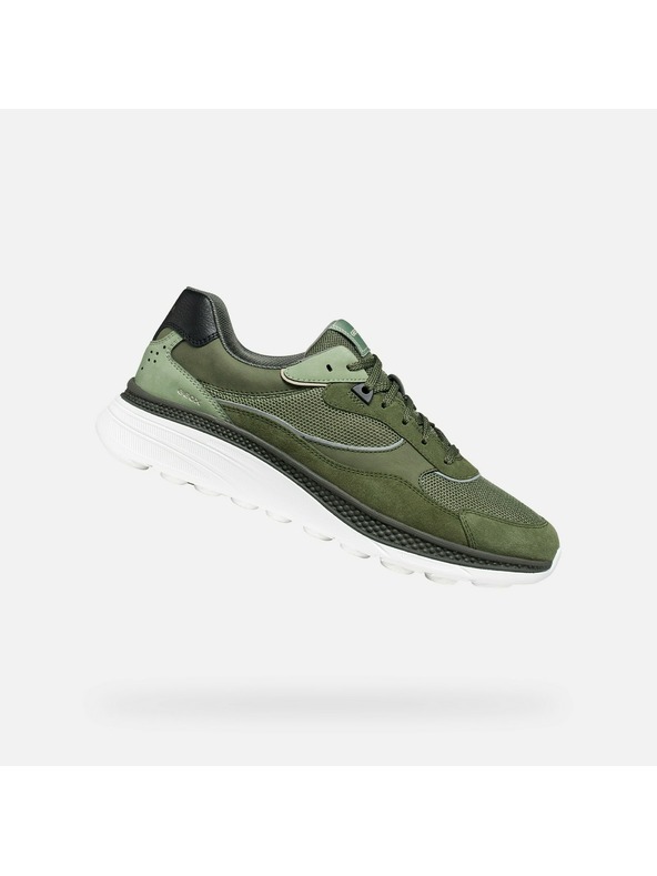 Geox Khaki pánske tenisky Geox Spherica Actif X1