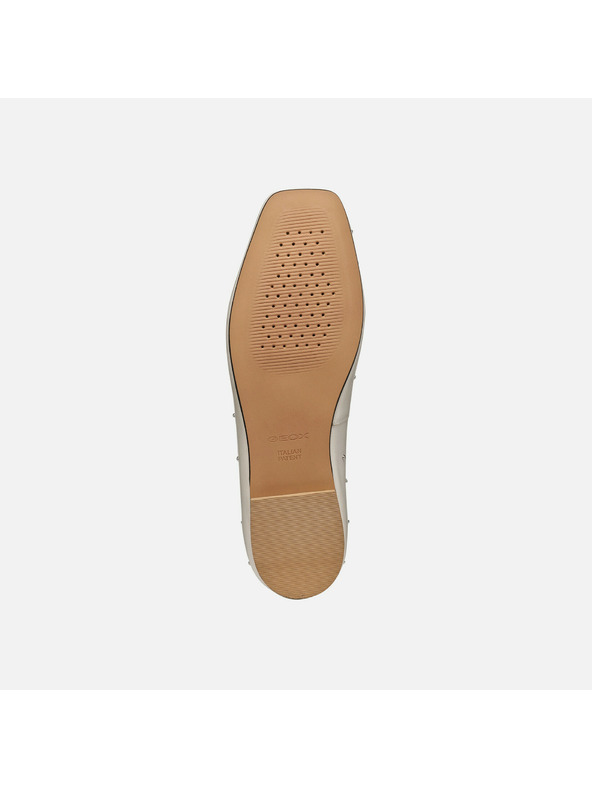 Geox Strieborné dámske baleríny Geox Marsilea