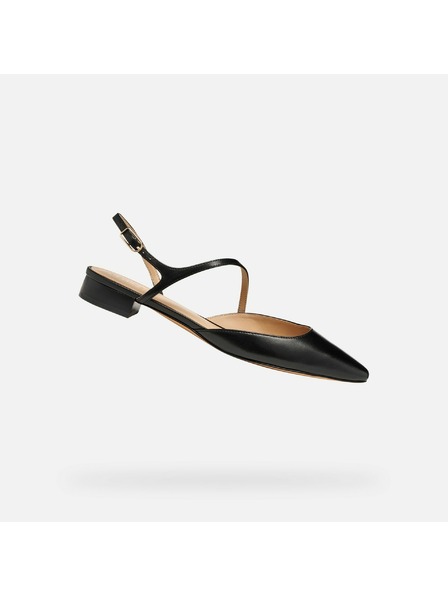 Geox Čierne dámske baleríny Geox Giselda15