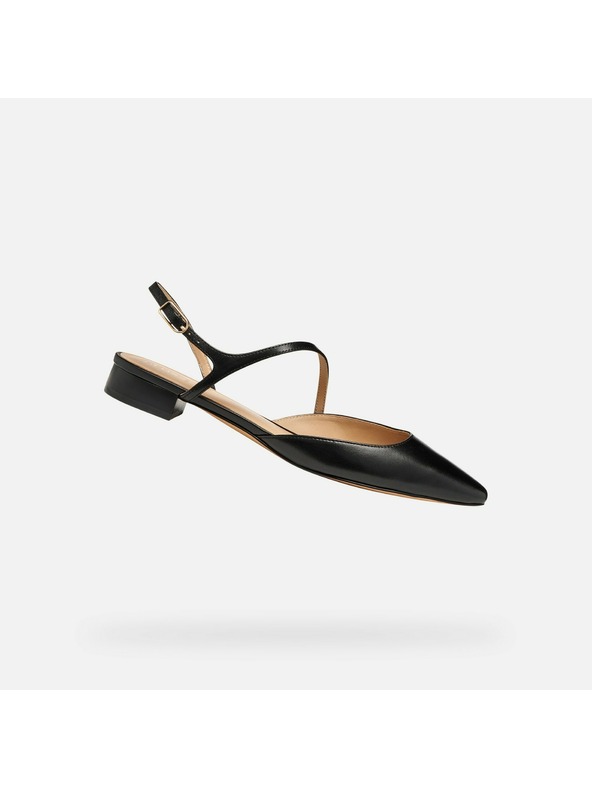 Geox Čierne dámske baleríny Geox Giselda15