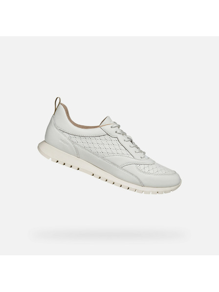 Geox Krémové dámske tenisky Geox Sukie 2.0