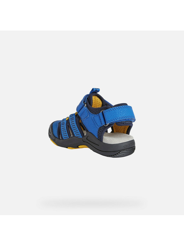 Geox Tmavomodré chlapčenské sandále Geox Kyle