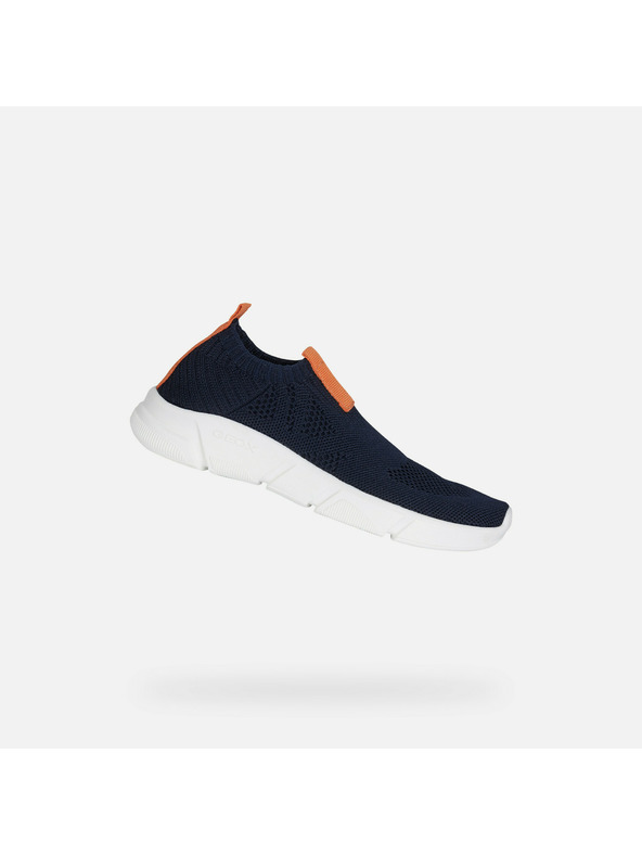 Geox Modré chlapčenské tenisky Geox Aril