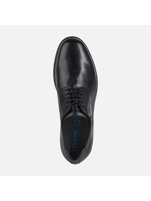 Geox Čierne pánske spoločenské topánky Geox Spherica Ec11