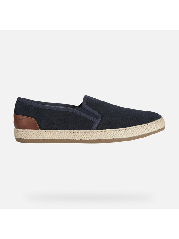 Geox Tmavo modré pánske slip on tenisky Geox Pantelleria