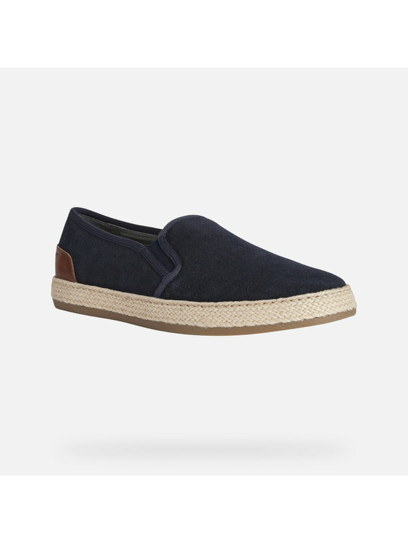 Geox Tmavo modré pánske slip on tenisky Geox Pantelleria