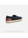 Geox Tmavo modré pánske slip on tenisky Geox Pantelleria