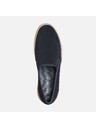 Geox Tmavo modré pánske slip on tenisky Geox Pantelleria