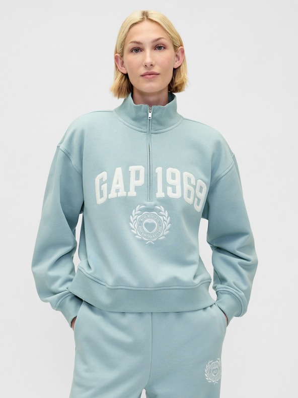 GAP Oversize mikina s logom 1969 VintageSoft GAP