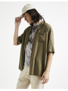 Celio Khaki pánska košeľa Celio Tallinn