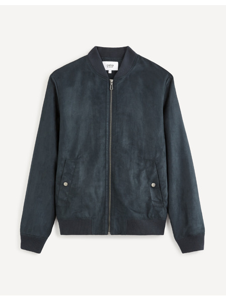 Celio Tmavomodrá pánska bombera v semišovom vyhotovení Celio Budain