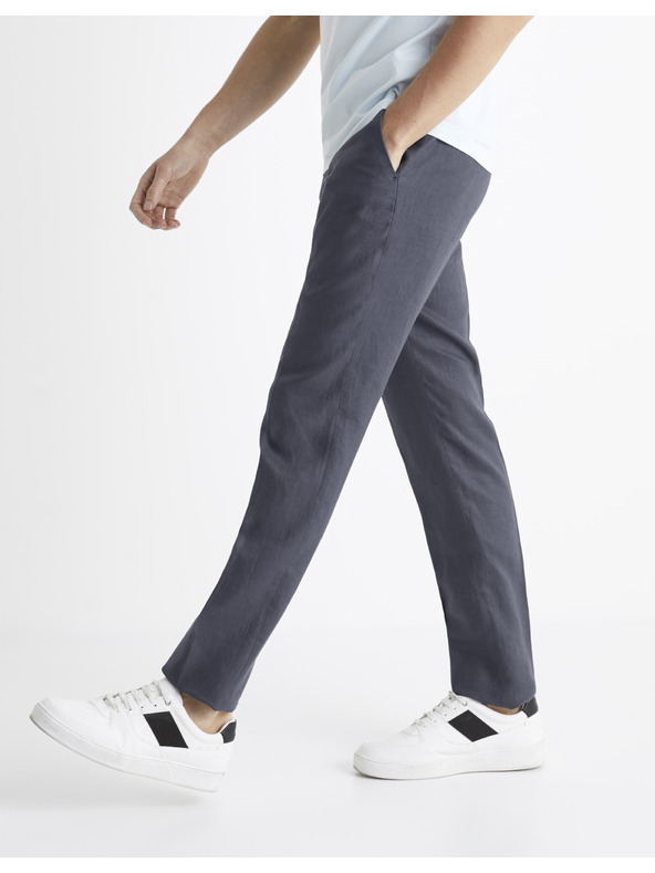 Celio Plátené oblekové nohavice Celio